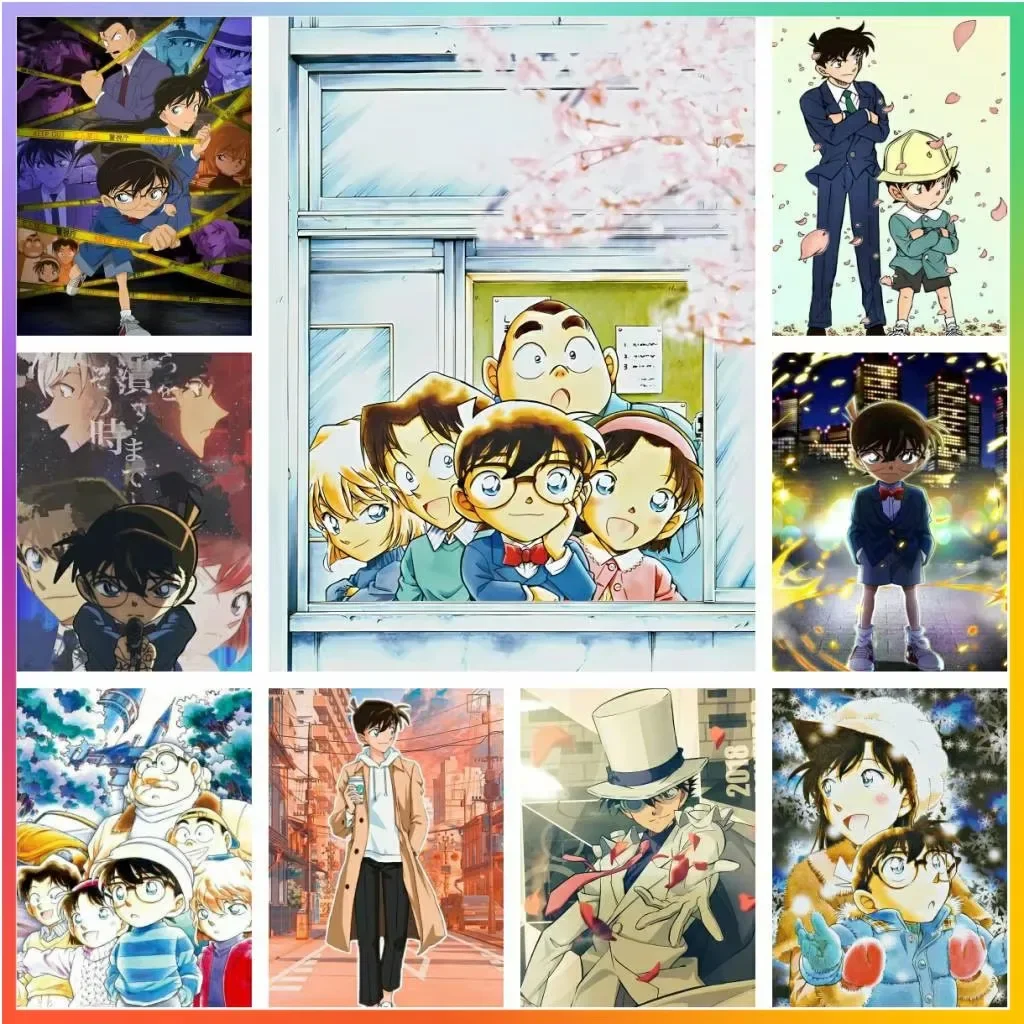 Resin Art Work - Lukisan Berlian Anime Jepang Detektif Conan,