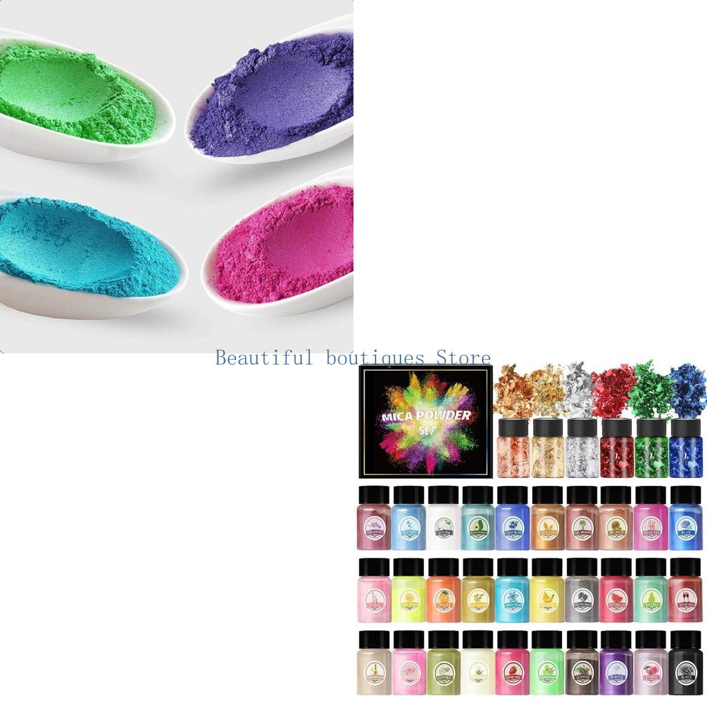 Resin Art Equipment - U4LF Serpihan Warna Emas untuk Kerajinan