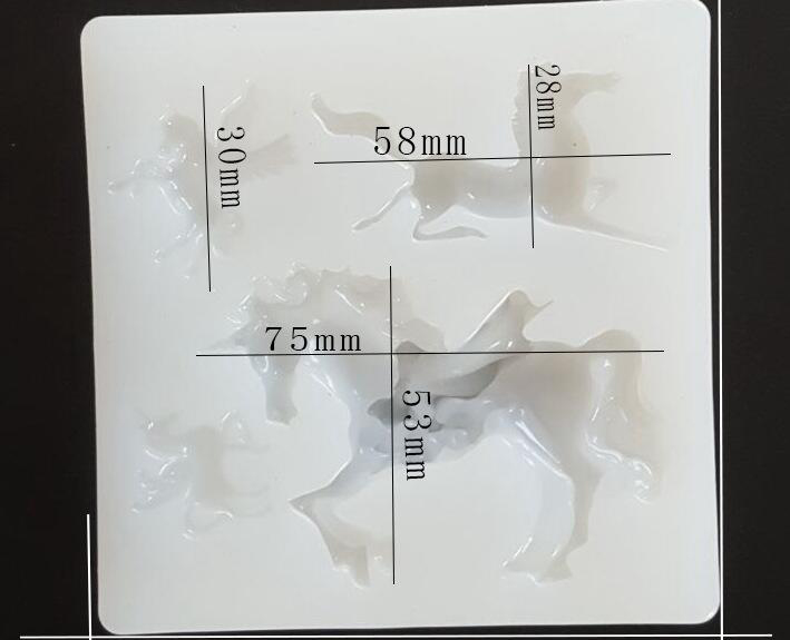 Resin Art Equipment - Cetakan Silikon Hewan Lucu untuk Kerajinan