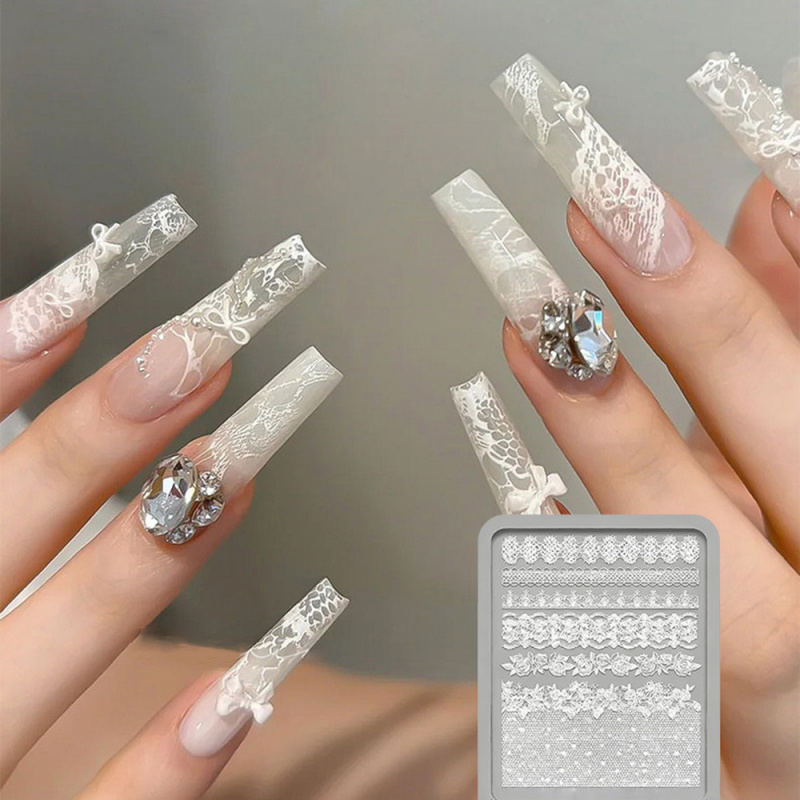 1 Buah Cetakan Kuku Silikon 3D - Resin Art Rose ulasan dan harga