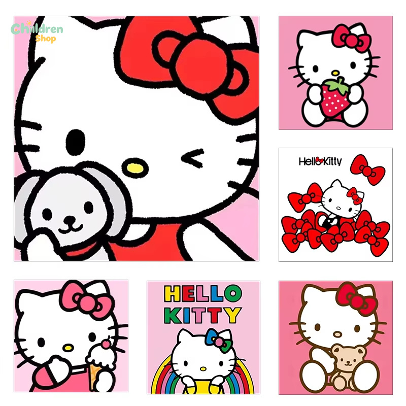 Sanrio Hello Kitty Kawaii Untu - Resin Art Wallpaper ulasan dan harga