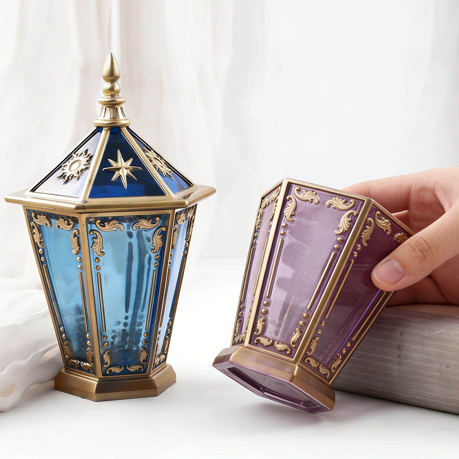 Botol Heksagonal Bintang dan B - Resin Art Case ulasan dan harga