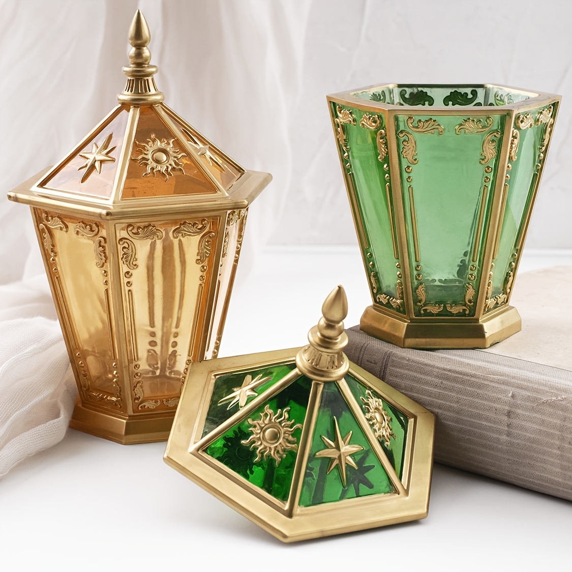 Botol Heksagonal Bintang dan B - Resin Art Case ulasan dan harga