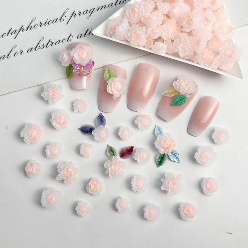 50 buah campuran acak Resin bu - Resin Art Rose ulasan dan harga
