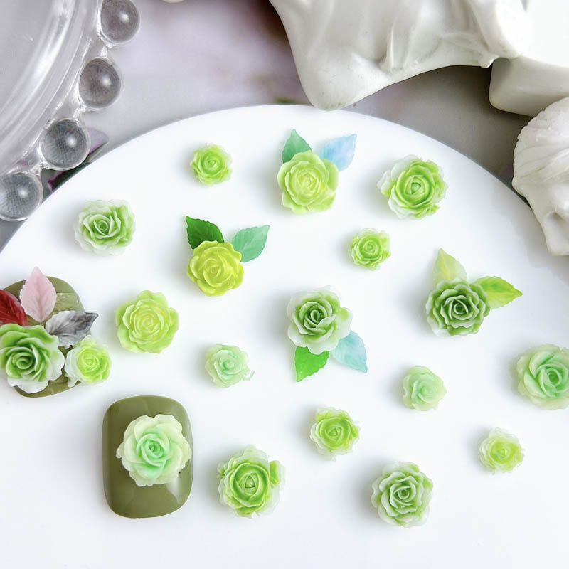 50 buah campuran acak Resin bu - Resin Art Rose ulasan dan harga