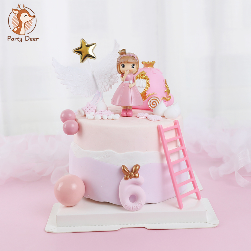 Pink Castle Gadis Busur Putri  - Resin Art Alphabet ulasan dan harga