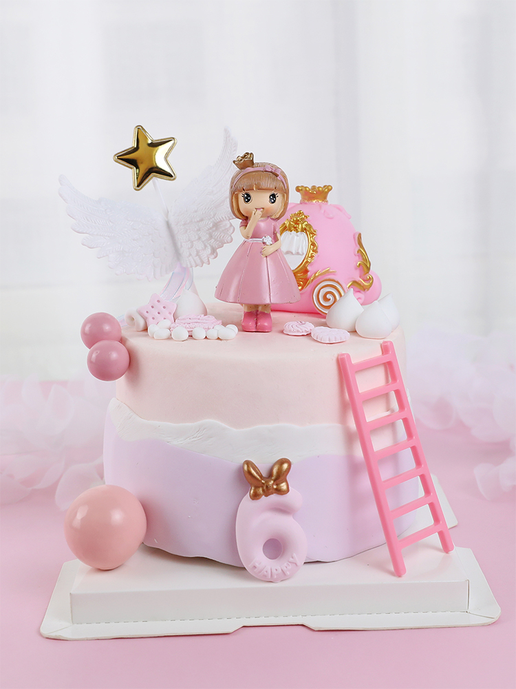 Pink Castle Gadis Busur Putri  - Resin Art Alphabet ulasan dan harga