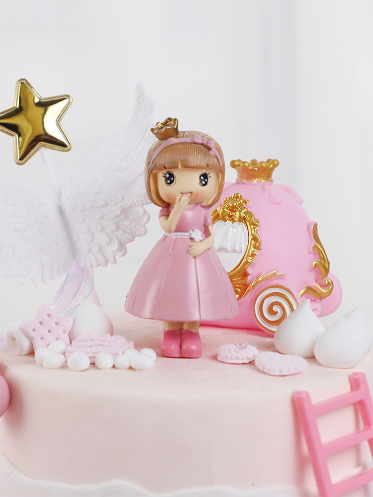 Pink Castle Gadis Busur Putri  - Resin Art Alphabet ulasan dan harga