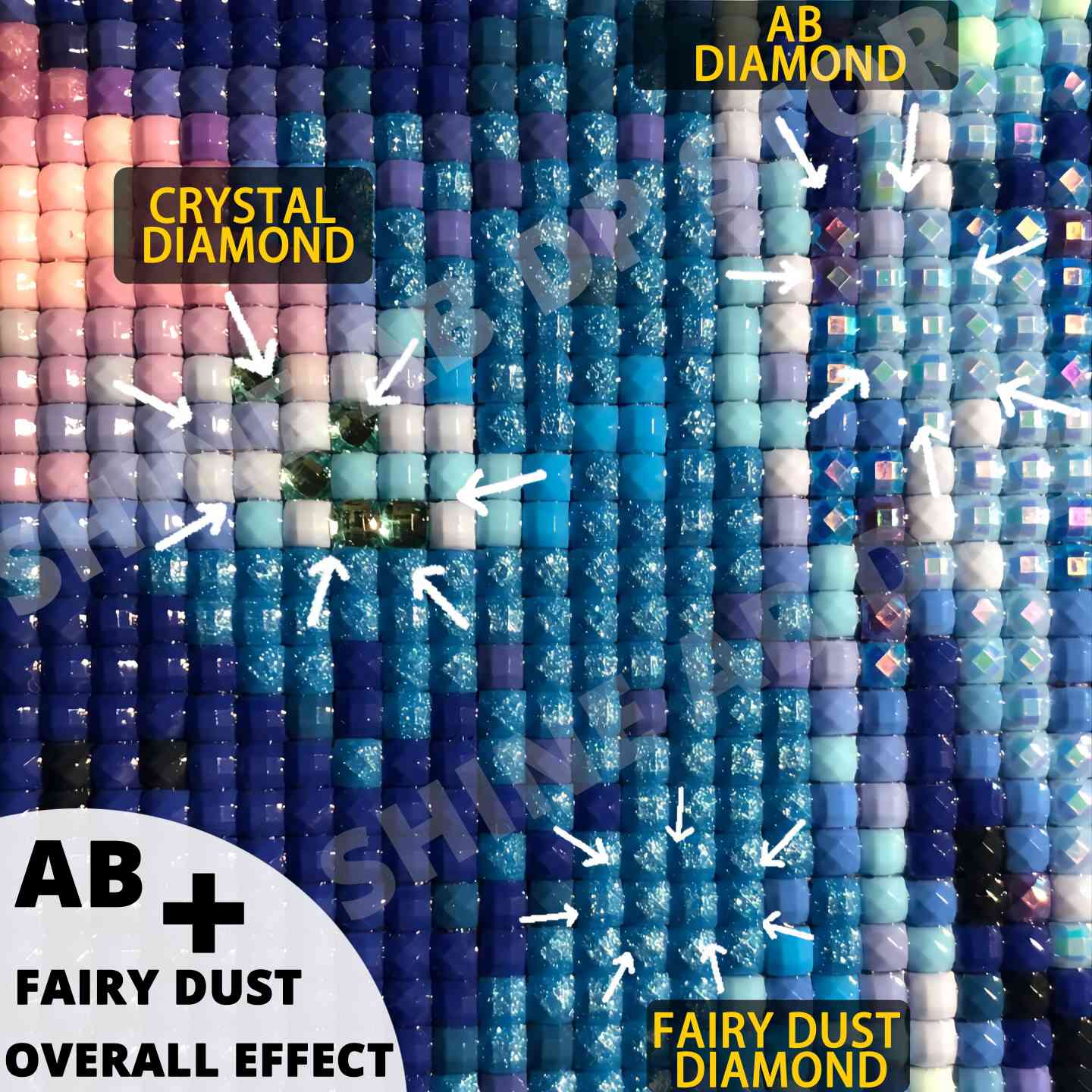 Resin Fairy Dust Ab Crystal Di - Resin Art Case ulasan dan harga