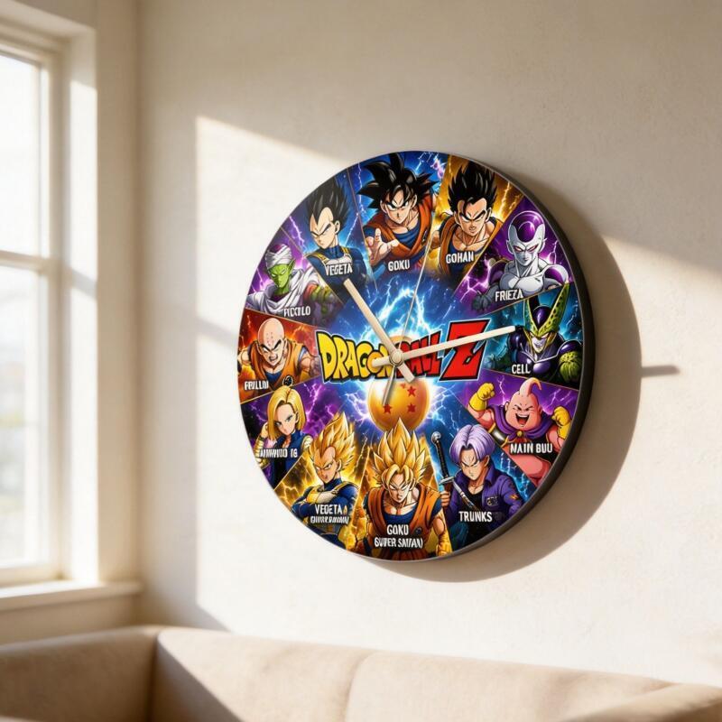Jam Dinding Bulat Anime Dragon - Resin Art Wallpaper ulasan dan harga