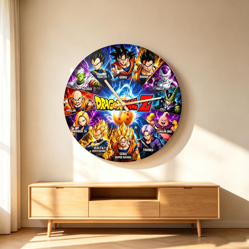 Jam Dinding Bulat Anime Dragon - Resin Art Wallpaper ulasan dan harga