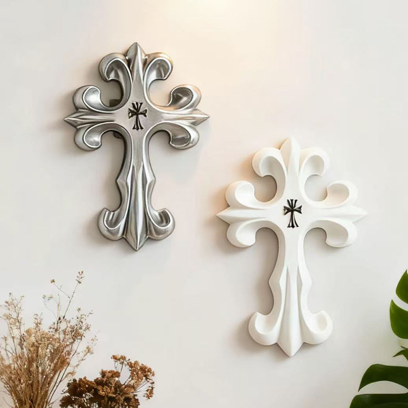 Dekorasi Dinding Salib Retro G - Resin Art Wallpaper ulasan dan harga