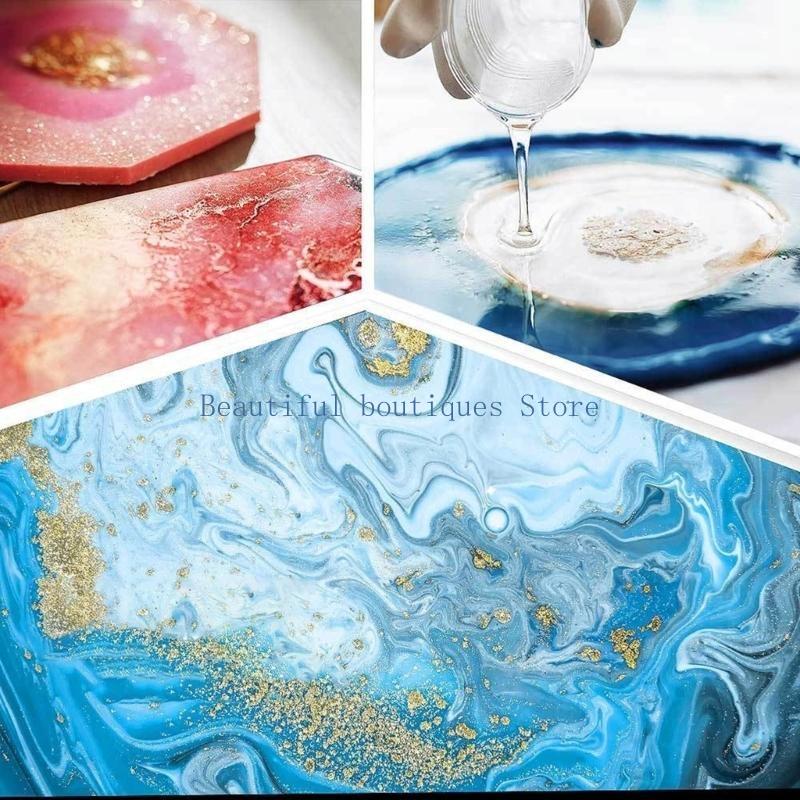 U4LF Serpihan Warna Emas untuk - Resin Art Equipment ulasan dan harga