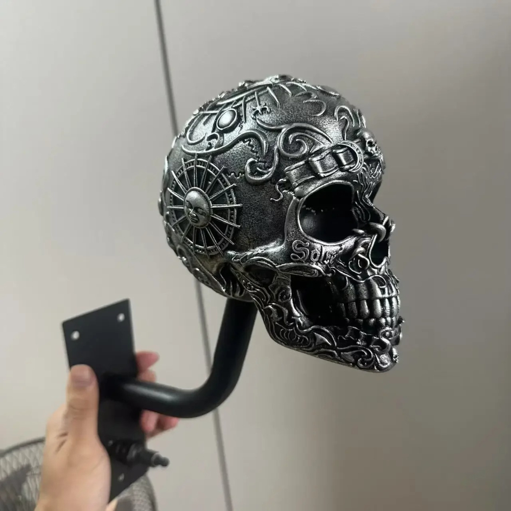 Rak Pajangan Helm Tengkorak ya - Resin Art Wallpaper ulasan dan harga