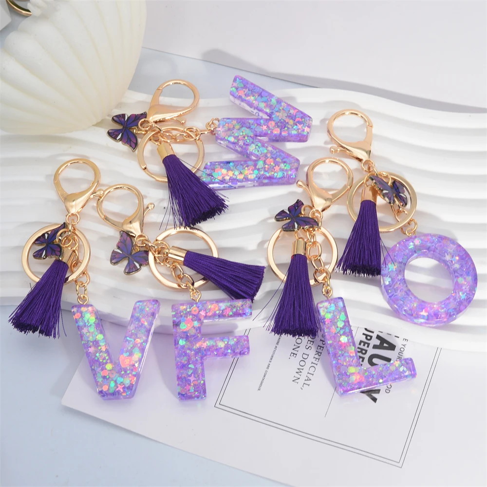 A-Z Shiny payet huruf gantunga - Resin Art Alphabet ulasan dan harga