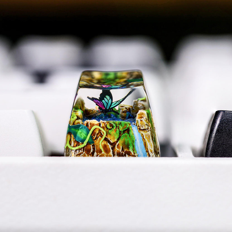 Keycap Resin Organisme, Dekora - Resin Art Baby ulasan dan harga