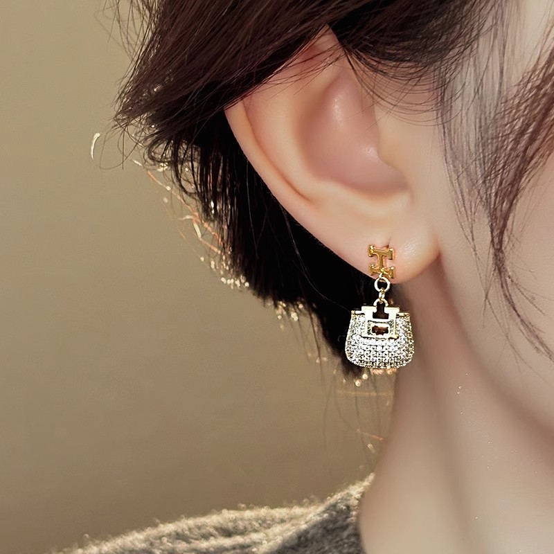 Anting-anting liontin huruf H  - Resin Art Alphabet ulasan dan harga